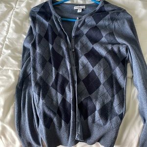 Croft&Barrow navy button up cardigan